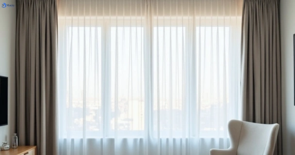 Restored vibrant drapes in moffat-beach QLD after Matty Curtain Cleaning